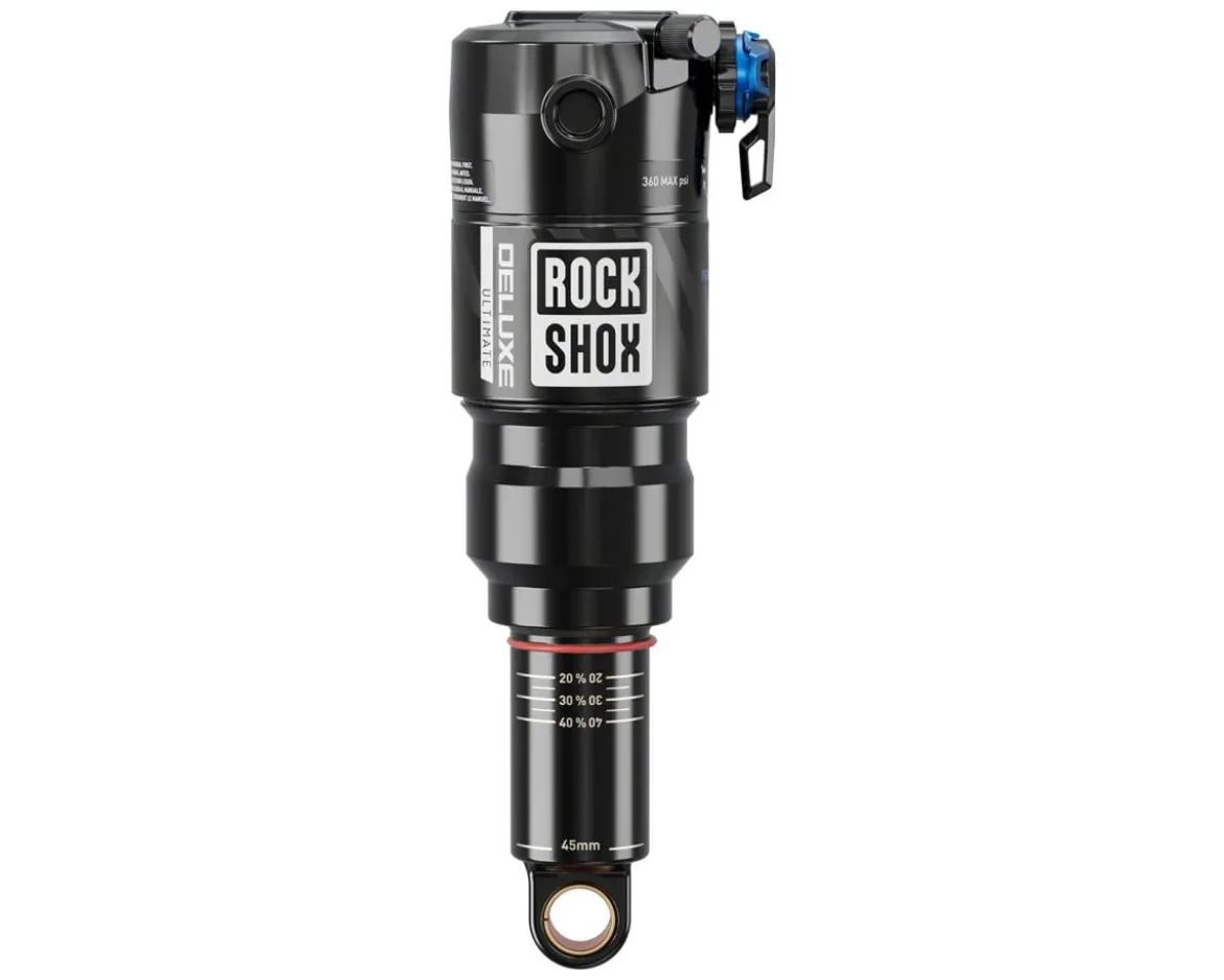 SCRATCH & DENT: RockShox Deluxe Ultimate RCT Rear Shock (C2) (Black) (185mm) (47.5mm) (Trunnion) (Metric)