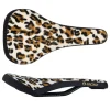 SDG Bel-Air V3 Animal Throwback Saddle (Leopard Print) (140mm) (Lux Alloy Rails)