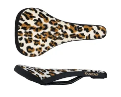 SDG Bel-Air V3 Animal Throwback Saddle (Leopard Print) (140mm) (Lux Alloy Rails)