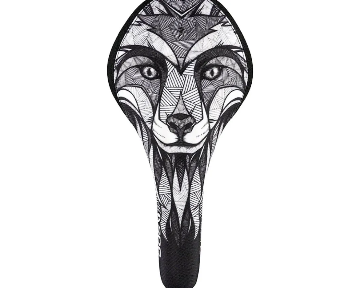 SDG "Chepi" Duster P MTN Saddle (Black/White Fox) (Titanium Rails) (140mm)