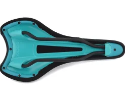 SDG Radar Mountain Saddle (Black/Turquoise) (Titanium Rails) (138mm)
