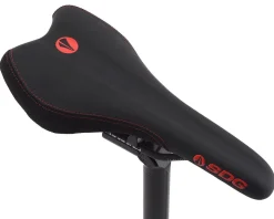 SDG Radar Mountain Saddle (Black/Red) (Titanium Rails) (138mm)