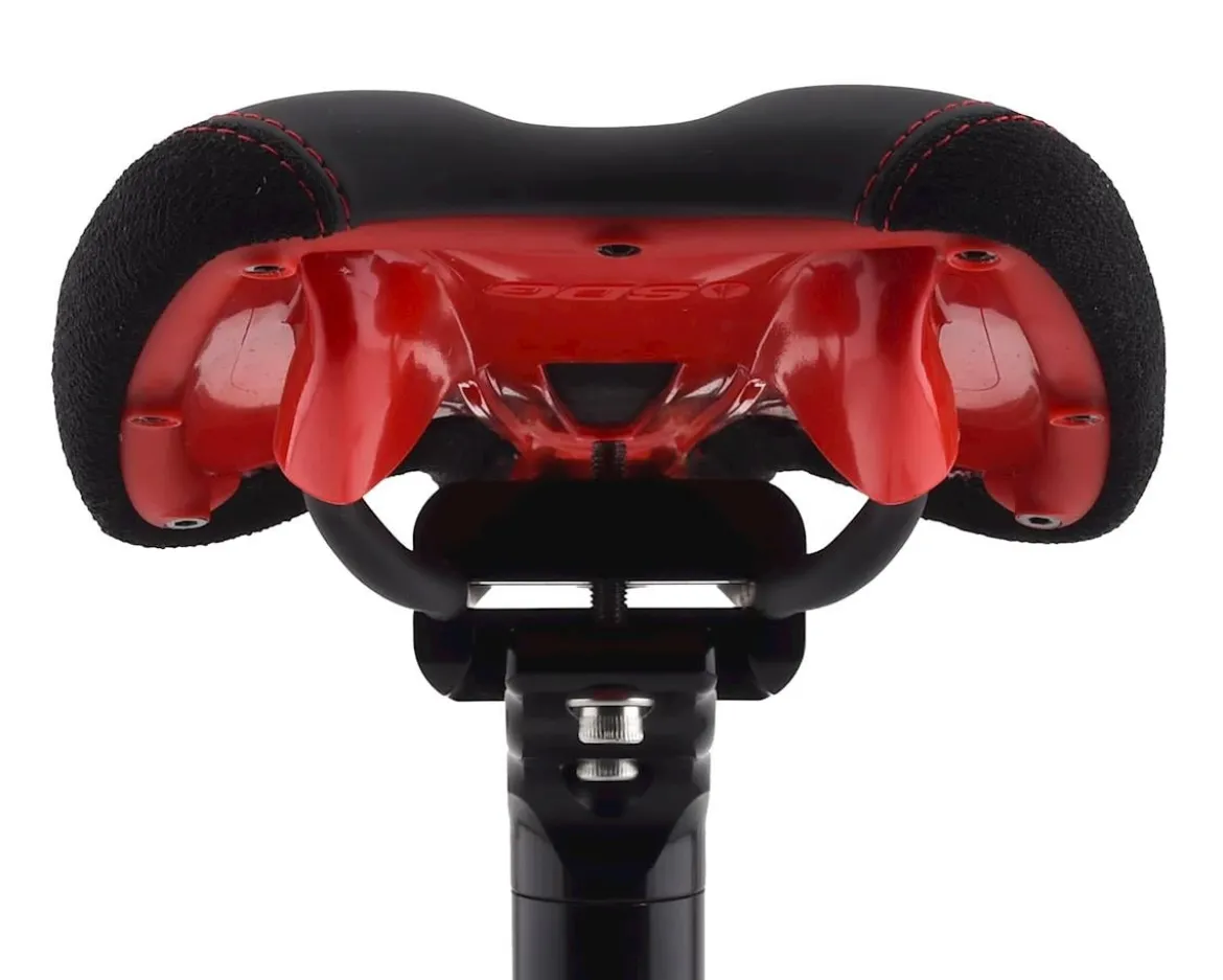 SDG Radar Mountain Saddle (Black/Red) (Titanium Rails) (138mm)