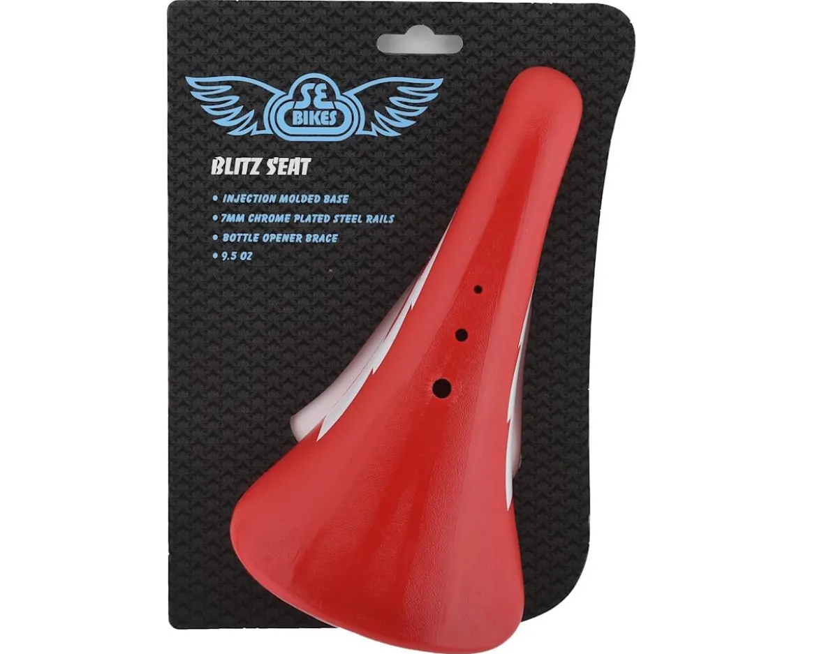 SE Bikes Lightning Blitz Saddle (Red)
