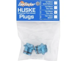 SeaSucker HUSKE Thru-Axle Plugs (Blue) (15 x 100mm)