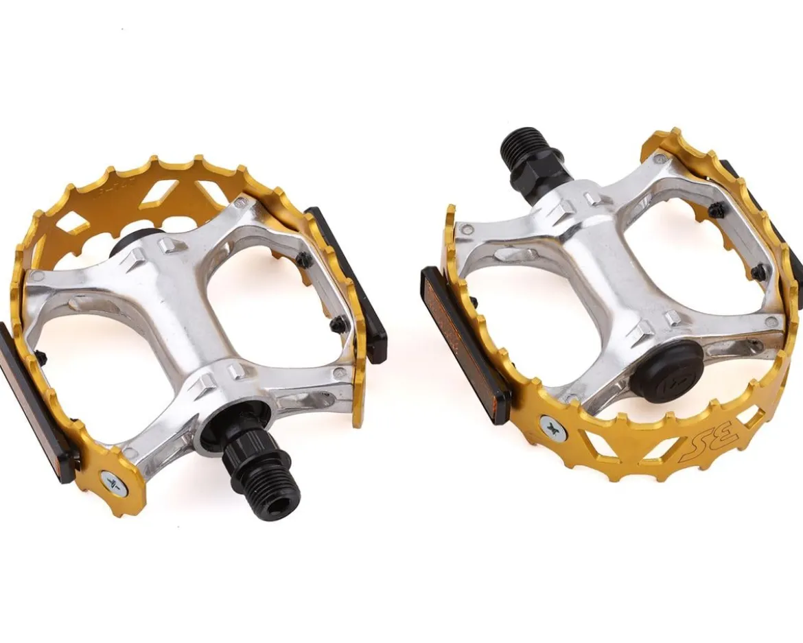 SE Bikes Bear Trap Pedals (Gold)