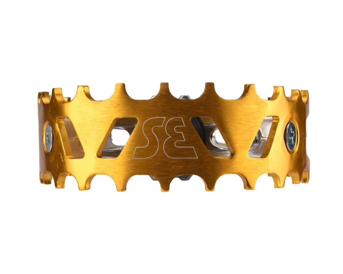 SE Bikes Bear Trap Pedals (Gold)