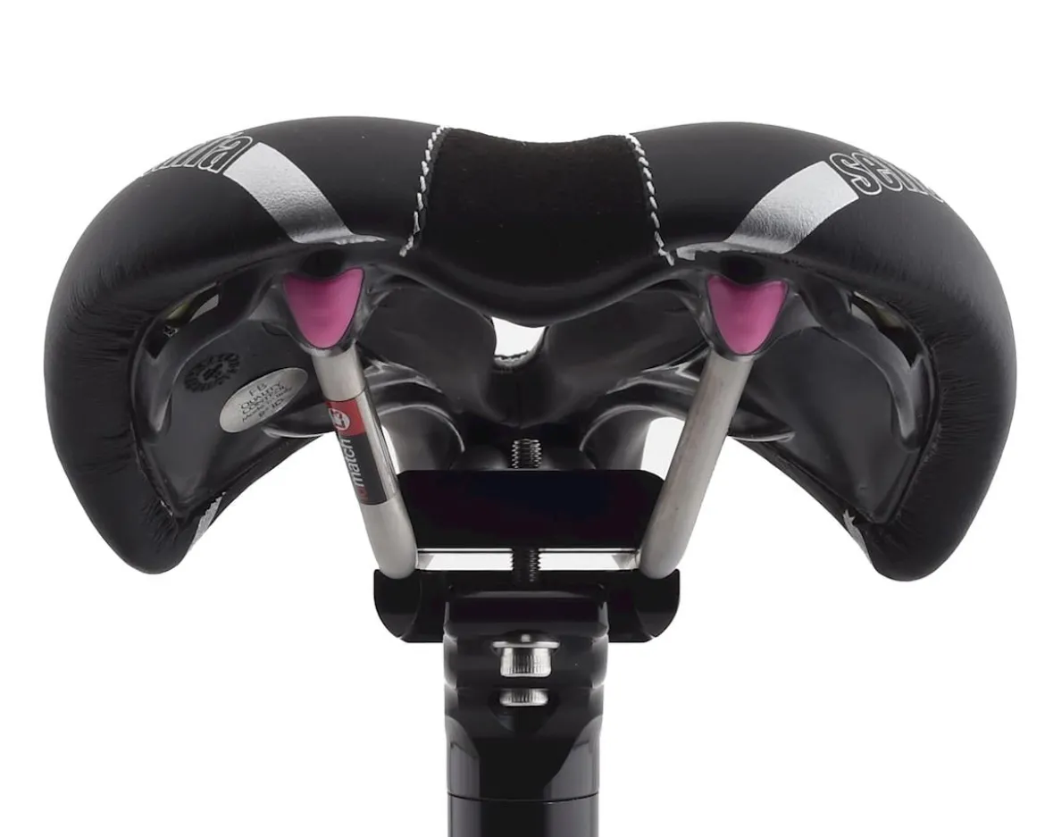 Selle Italia Diva Gel Superflow Women's Saddle (Black) (Titanium Rails) (L3) (152mm)