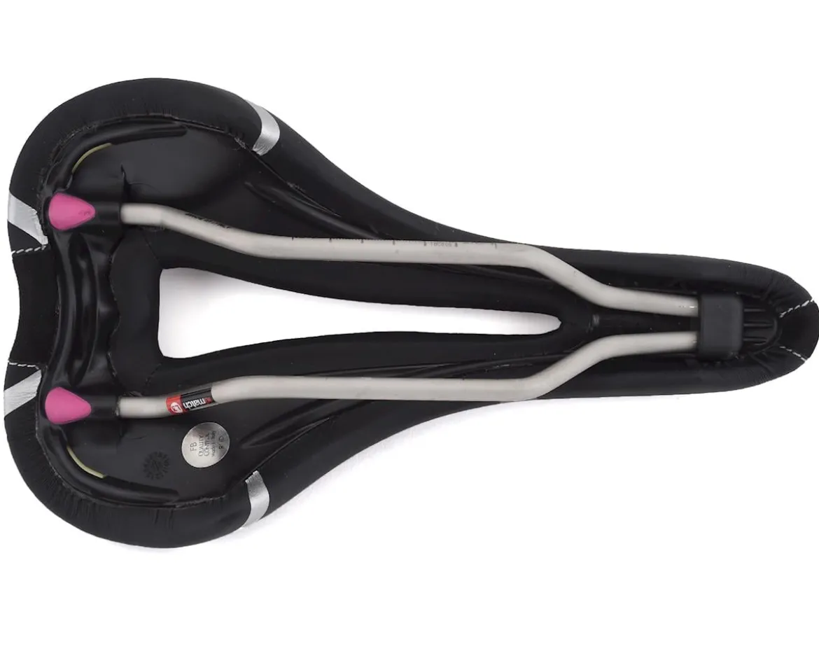 Selle Italia Diva Gel Superflow Women's Saddle (Black) (Titanium Rails) (L3) (152mm)