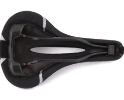 Selle Italia Lady Gel Flow Saddle (Black) (Manganese Rails) (L2) (160mm)