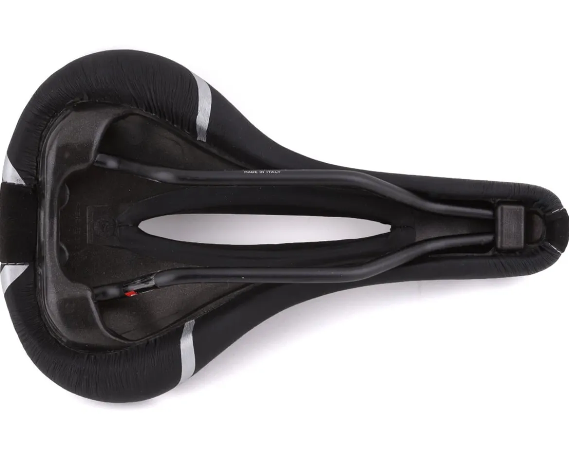 Selle Italia Lady Gel Flow Saddle (Black) (Manganese Rails) (L2) (160mm)