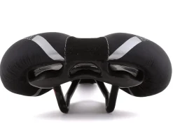Selle Italia Lady Gel Flow Saddle (Black) (Manganese Rails) (L2) (160mm)