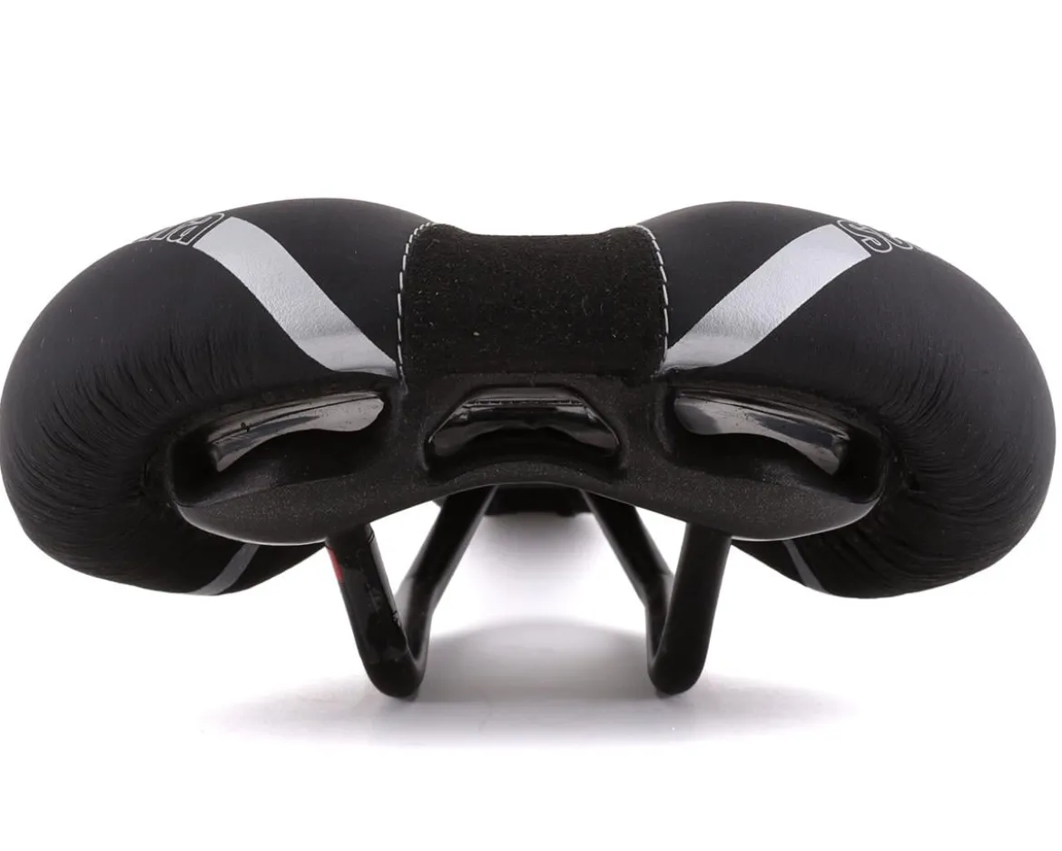Selle Italia Lady Gel Flow Saddle (Black) (Manganese Rails) (L2) (160mm)