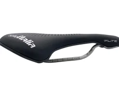 Selle Italia MAX FLITE Boost Gel Superflow Saddle (Black) (Titanium Rails) (L3) (155mm)