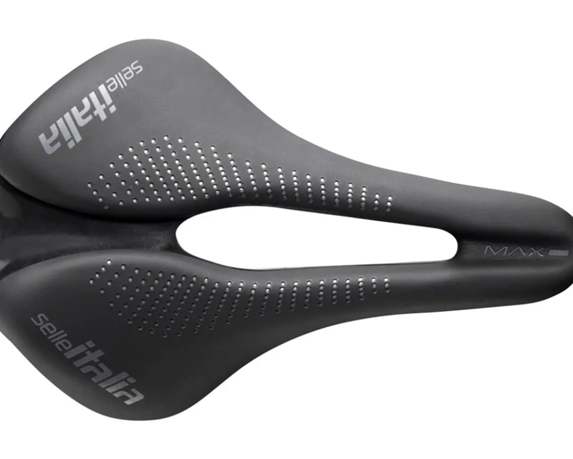 Selle Italia MAX NOVUS Boost EVO TI 316 Gel Superflow Saddle (Black) (Ti Rails) (L3) (160mm)