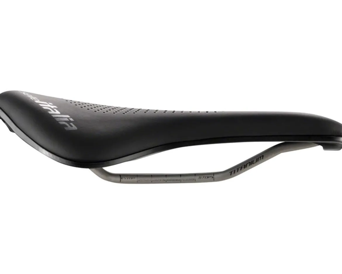 Selle Italia MAX NOVUS Boost EVO TI 316 Gel Superflow Saddle (Black) (Ti Rails) (L3) (160mm)