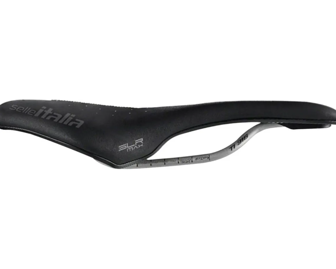 Selle Italia MAX SLR Boost Gel TI 316 Superflow Saddle (Black)