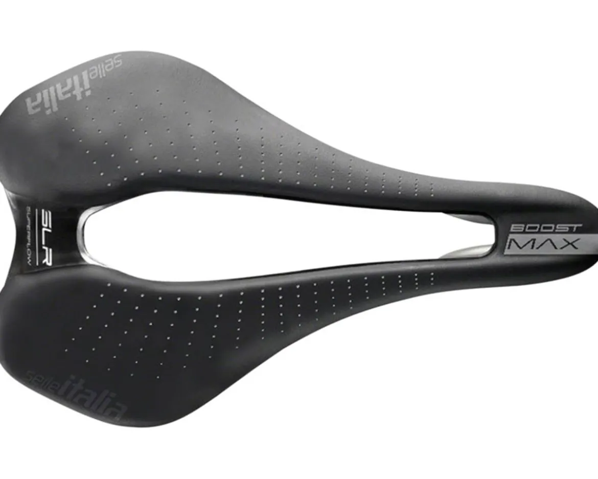 Selle Italia MAX SLR Boost Gel TI 316 Superflow Saddle (Black)