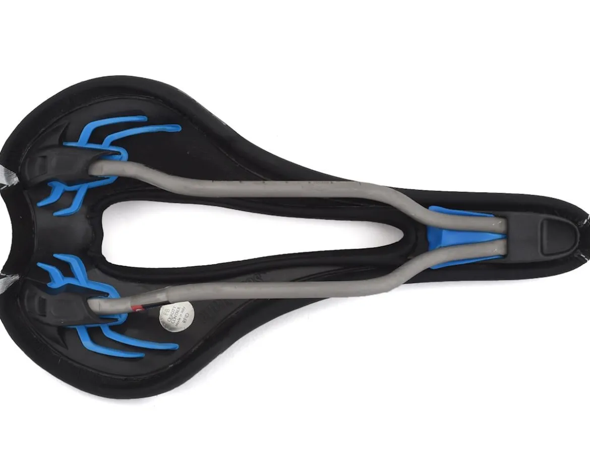 Selle Italia Max SLR Gel Superflow Saddle (Black) (Titanium Rails) (L3) (145mm)