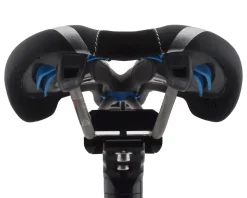 Selle Italia Max SLR Gel Superflow Saddle (Black) (Titanium Rails) (L3) (145mm)