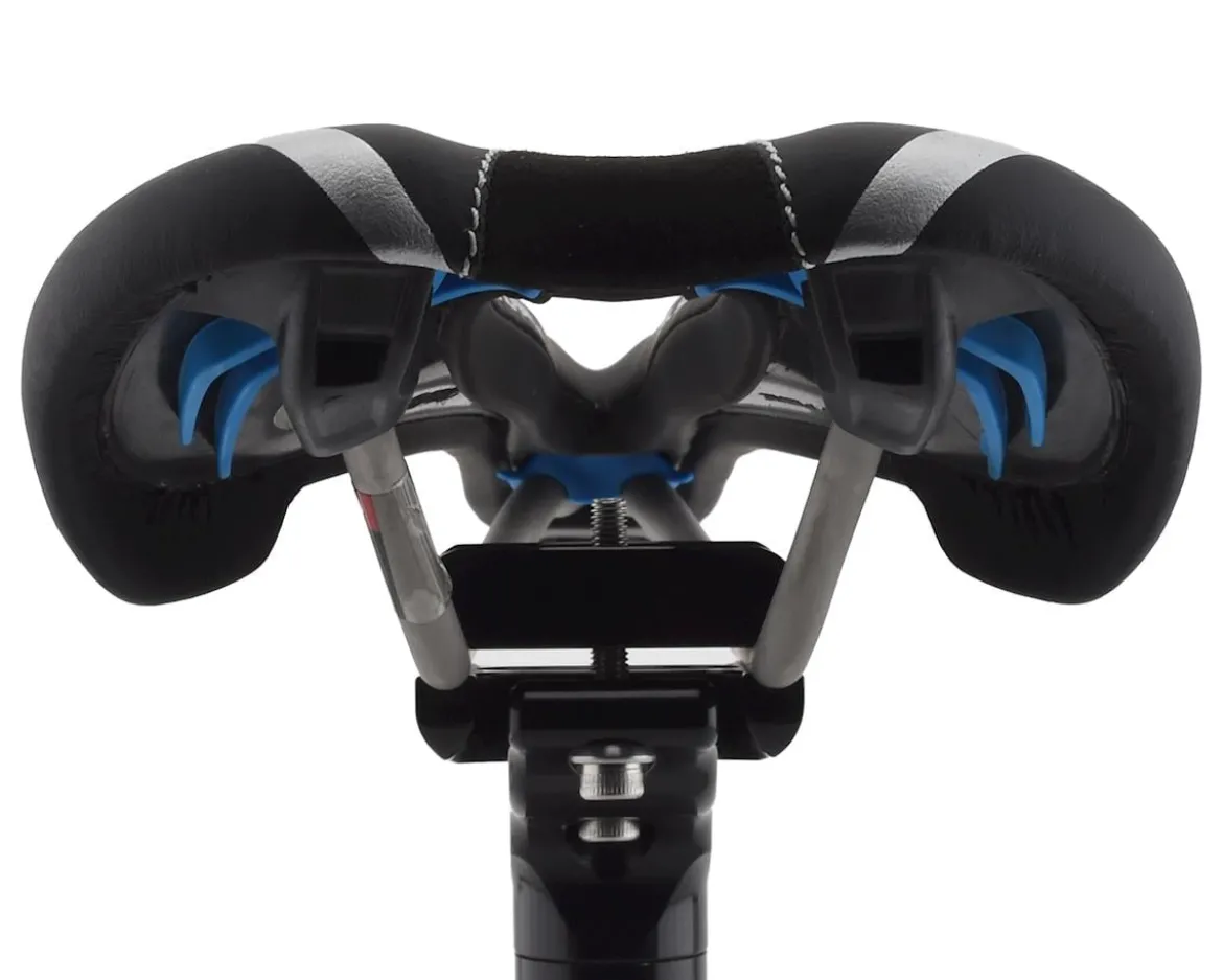 Selle Italia Max SLR Gel Superflow Saddle (Black) (Titanium Rails) (L3) (145mm)