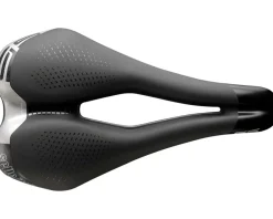Selle Italia S 5 Superflow Saddle (Black) (S3) (145mm) (w/Hi-Viz Inserts)