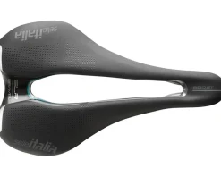 Selle Italia SLR Boost Gravel TI316 Superflow Saddle (Black) (Titanium Rails) (S3) (130mm)