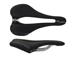 Selle Italia SLR Boost X-Cross TI 316 SuperFlow Saddle (Black) (Titanium Rails) (L3) (145mm)