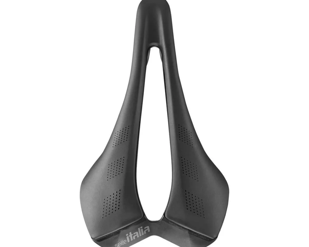 Selle Italia SLR Elite Saddle (Black) (Steel Rails) (L3)