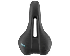 Selle Royal Float Saddle (Black) (Athletic Fit) (161mm) (Steel Rails)