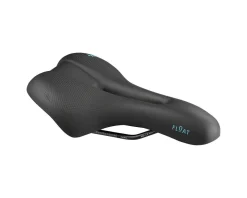 Selle Royal Float Saddle (Black) (Athletic Fit) (161mm) (Steel Rails)