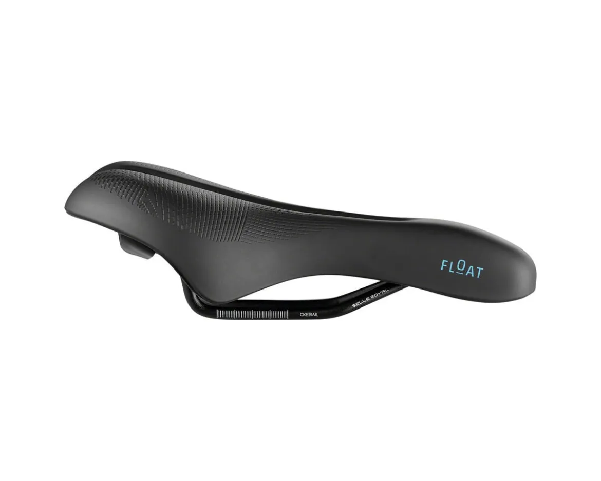 Selle Royal Float Saddle (Black) (Athletic Fit) (161mm) (Steel Rails)