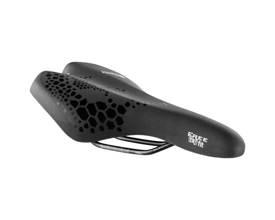 Selle Royal Freeway Fit Saddle (Black) (Steel) (Athletic)