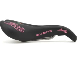 Selle SMP Avant Lady's Saddle (Black/Pink) (AISI 304 Rails) (154mm)