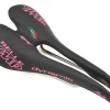 Selle SMP Dynamic Lady's Saddle (Black/Pink) (AISI 304 Rails) (138mm)