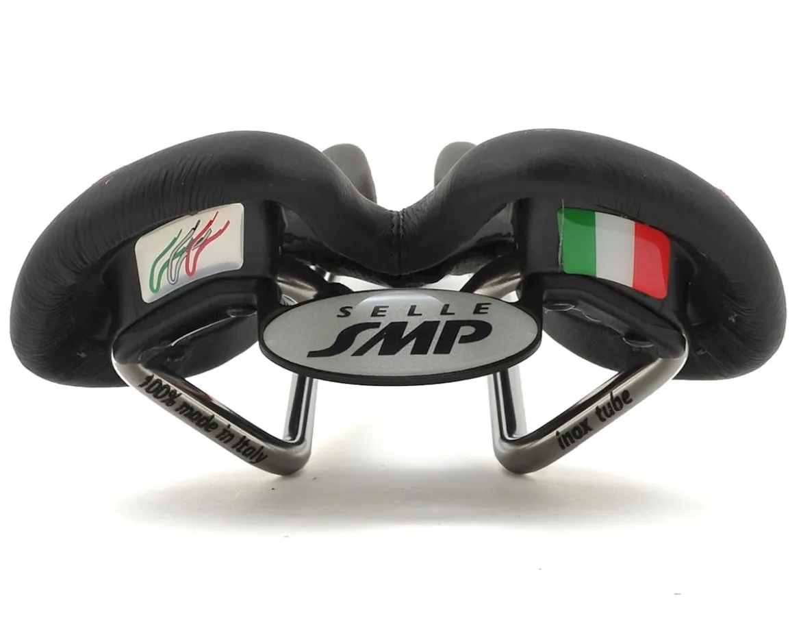 Selle SMP Dynamic Lady's Saddle (Black/Pink) (AISI 304 Rails) (138mm)