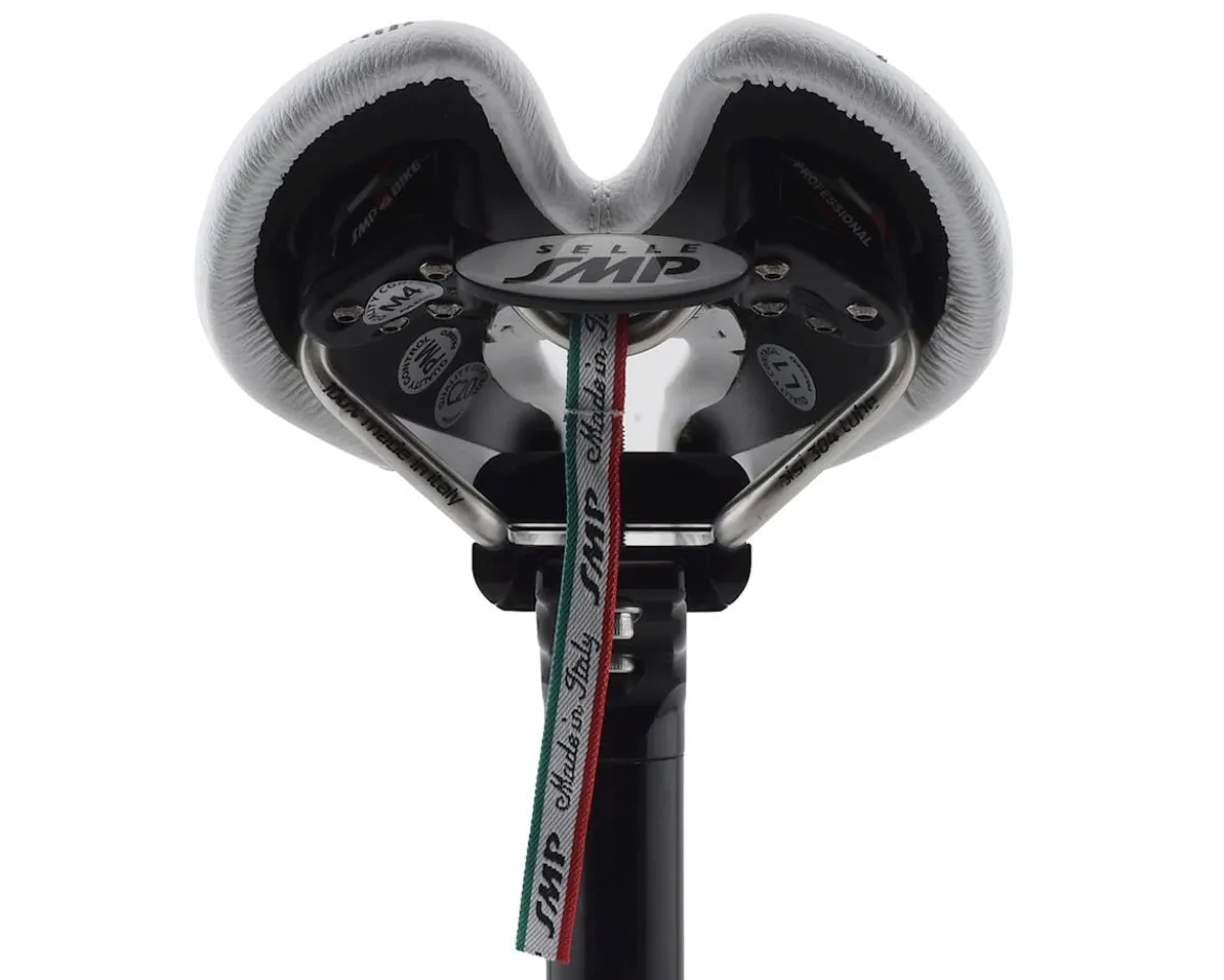 Selle SMP Dynamic Saddle (White) (AISI 304 Rails) (138mm)