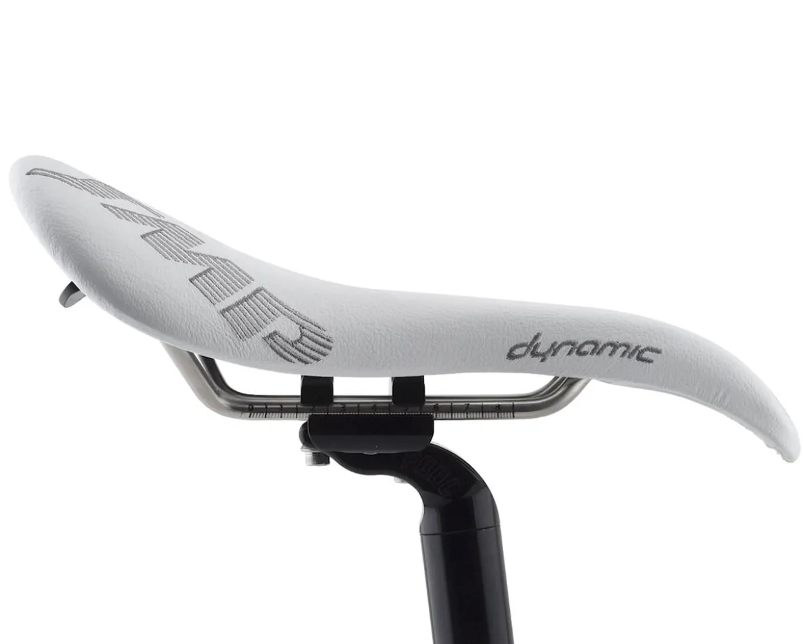 Selle SMP Dynamic Saddle (White) (AISI 304 Rails) (138mm)