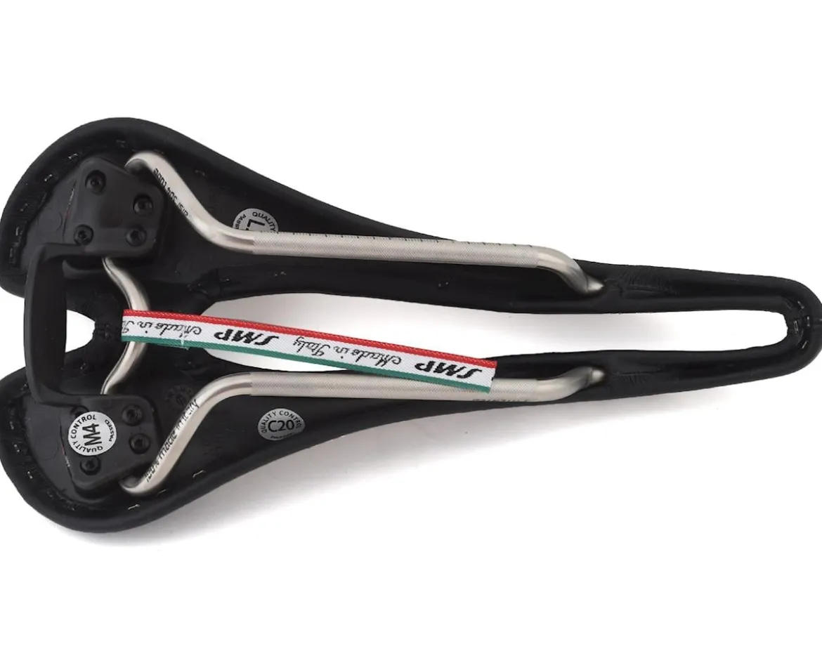 Selle SMP Evolution Saddle (Black) (AISI 304 Rails) (129mm)