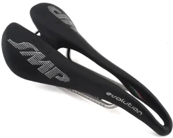 Selle SMP Evolution Saddle (Black) (AISI 304 Rails) (129mm)