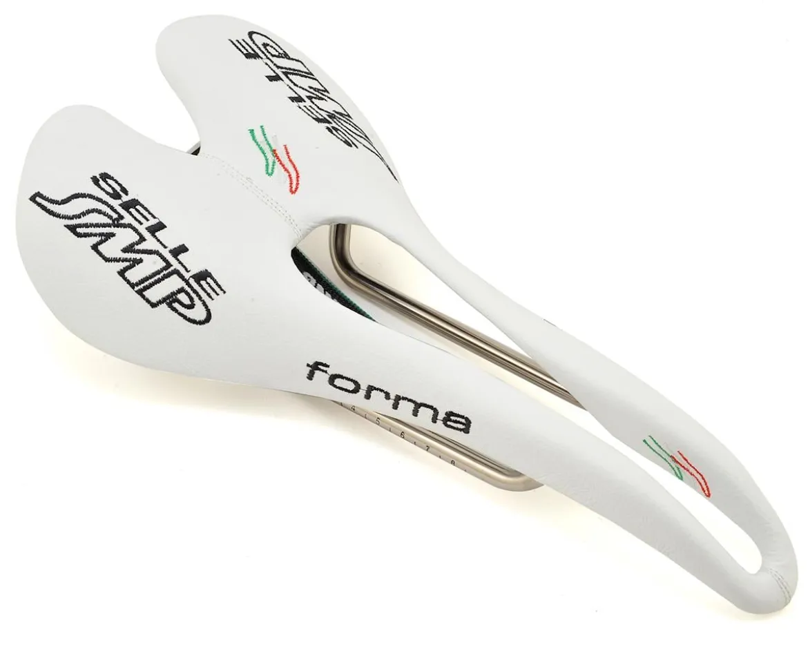 Selle SMP Forma Saddle (White) (AISI 304 Rails) (137mm)