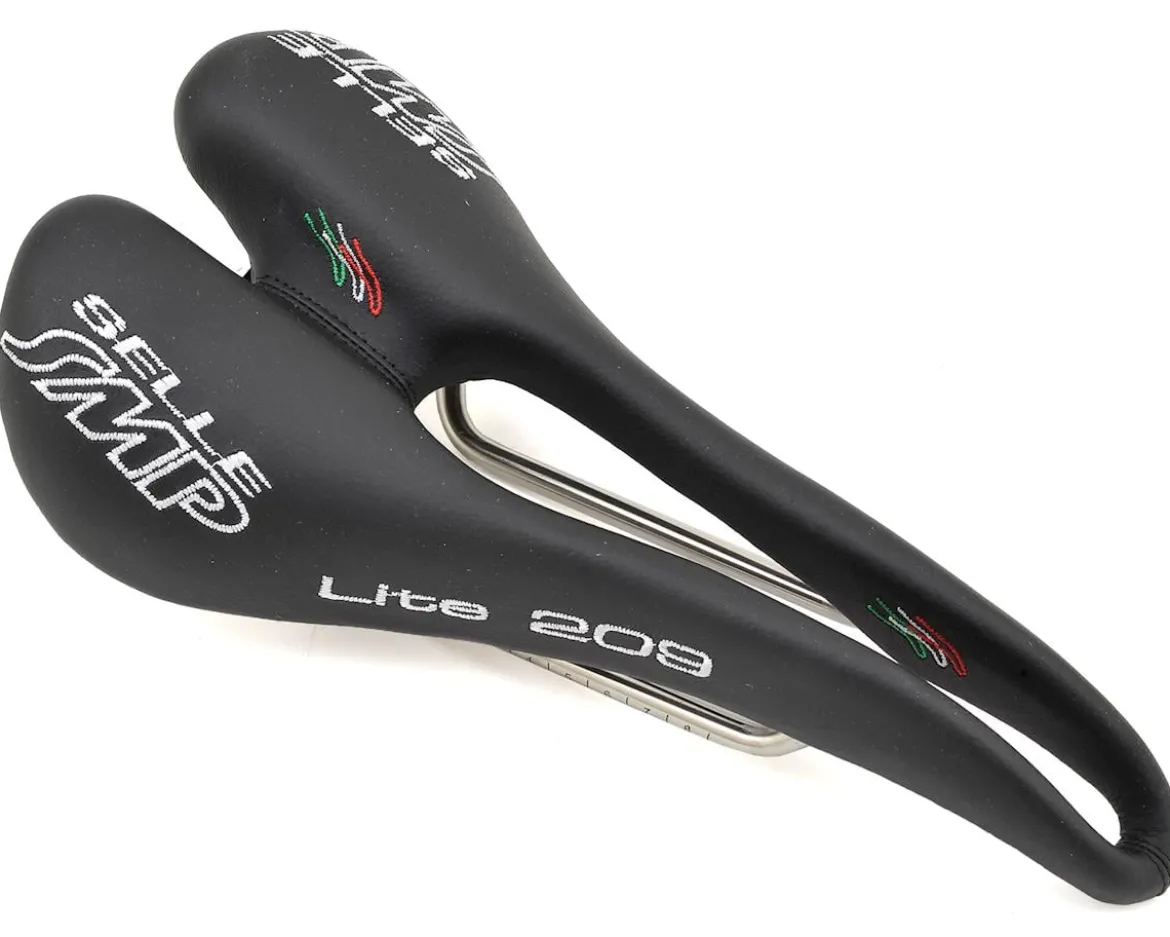 Selle SMP Lite 209 Saddle (Black) (AISI 304 Rails) (139mm)