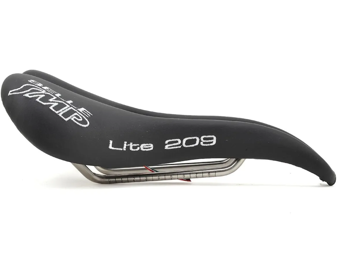 Selle SMP Lite 209 Saddle (Black) (AISI 304 Rails) (139mm)