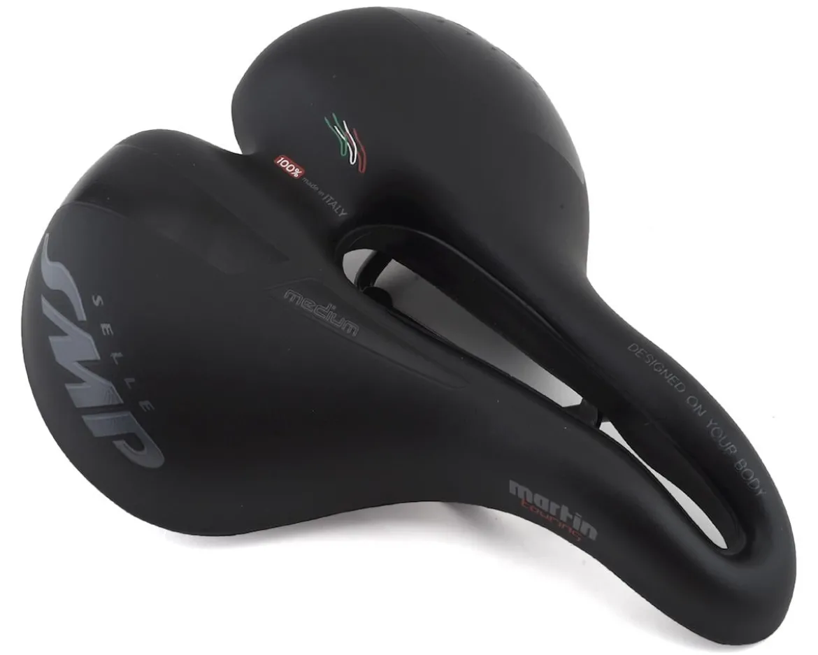 Selle SMP Martin Touring Saddle (Black) (FeC30 Rails) (M) (218mm)