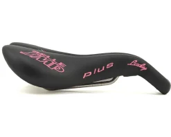 Selle SMP Plus Lady's Saddle (Black/Pink) (AISI 304 Rails) (159mm)