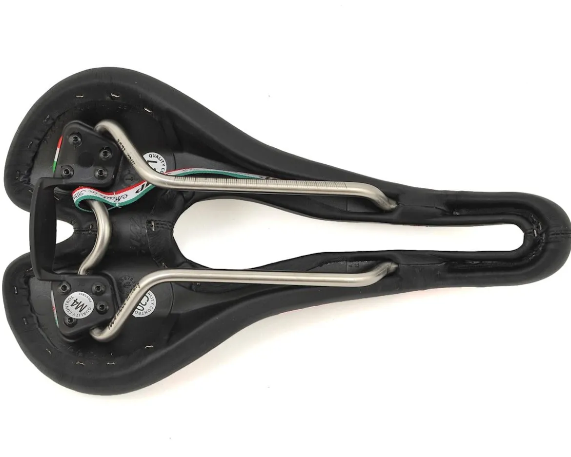 Selle SMP Plus Lady's Saddle (Black/Pink) (AISI 304 Rails) (159mm)