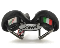 Selle SMP Stratos Lady's Saddle (Black/Pink) (AISI 304 Rails) (131mm)