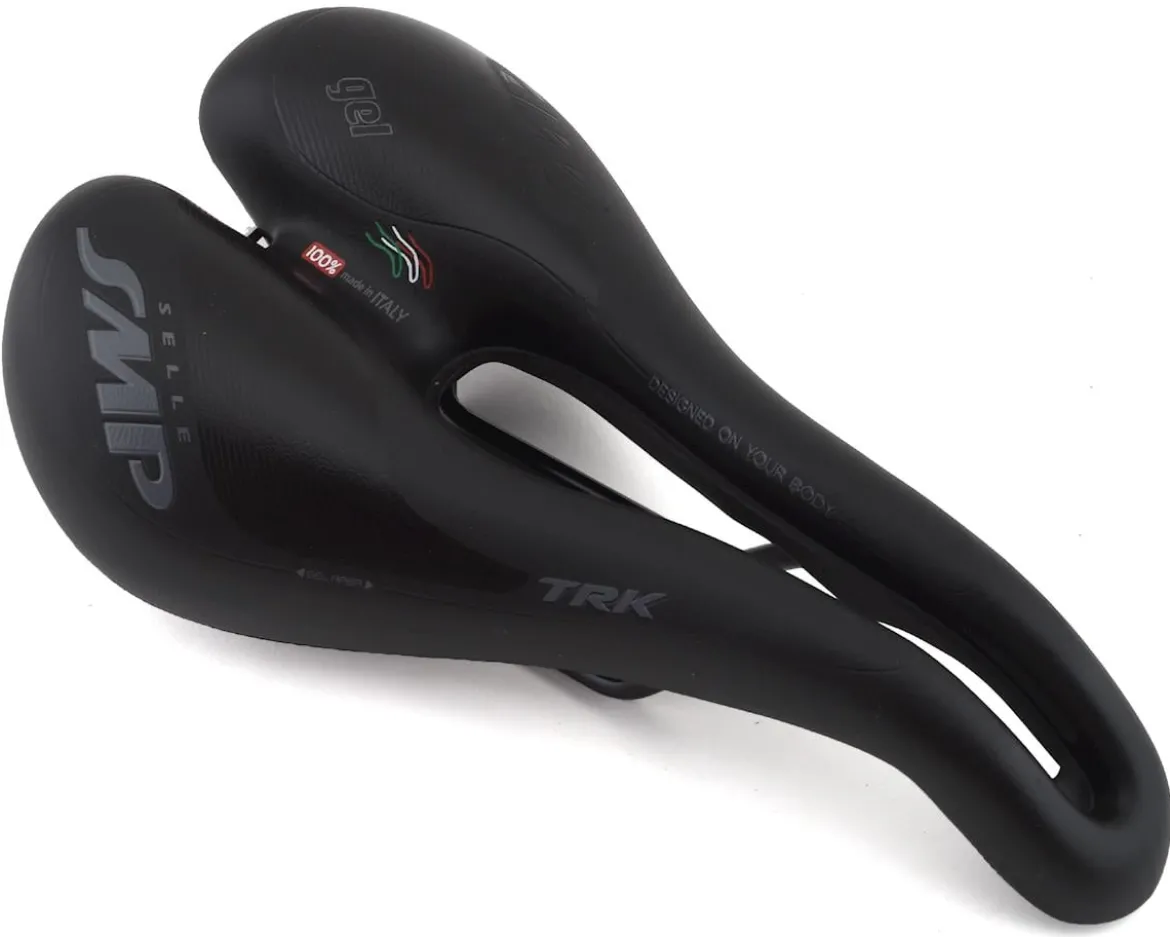 Selle SMP TRK Gel Saddle (Black) (FeC30 Rails) (M) (160mm)