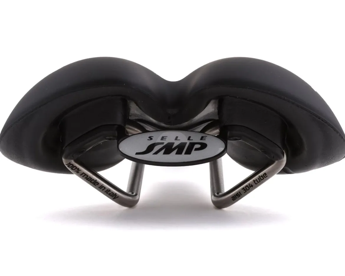 Selle SMP Well M1 Saddle (Black) (FeC30 Rails) (163mm)