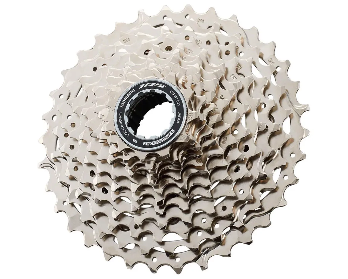 Shimano 105 CS-R7101 Cassette (Silver) (12-Speed) (Shimano HG) (11-34T)
